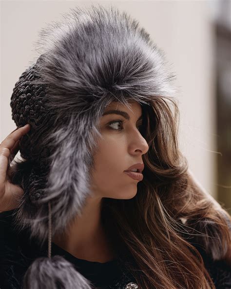 faux fur winter hats for womens